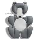 G Ganen Baby Comfort Support Cushion Stroller and Seat Comfort Cushion Insert Liner (Dark Grey)