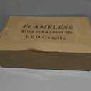 Set of 24 Waterproof Outdoor Flameless Candles, LED Candles with 4 Remote and Timer,(H 4" 5" 6" x D 2.2"),for Christmas,Halloween,Wedding,Festival