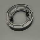 Rear Brake Shoes for Suzuki KingQuad 300 LT-F300F 4x4 91-02, QuadRunner 500 LT-F500F 4WD 98-02, Quadmaster 500 LT-A500F 00-01 LT250EF 85-86, LT300E 87-89, RE5 75-76, GS750T 82-83 634-1 Set