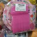 96 Pcs Back to School Bow Decorations, Pink Bow Plates Napkins Forks for 24 Guests, Party Tableware Supplies Set for First Day of School Classroom Party Event