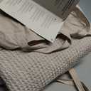 Bedsure Cotton Duvet Cover King - 100% Cotton Waffle Weave Khaki Duvet Cover King Size, PureWoven Breathable Tan Bedding Set for All Season, 3 Pieces, 104"x90"