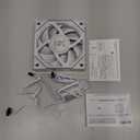 Lian Li UNI Fan SL LCD Wireless 120mm ARGB Fan - Single Pack - 1.6" LCD Display - 2.4 GHz Wireless Signal for RGB & Fans Control - Controller NOT Included & Required - White (12SLLCD1W1W)