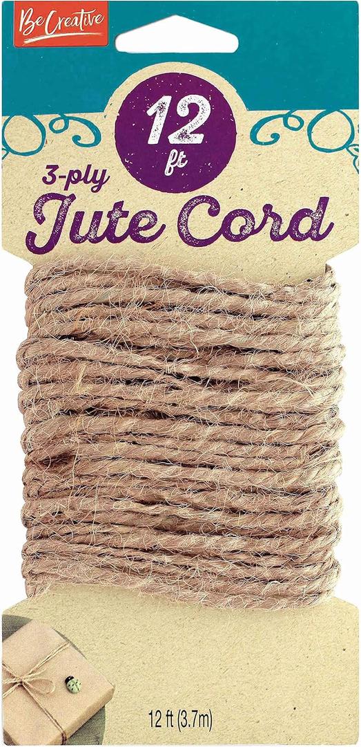 Leisure Arts Jute Cord 3 Ply 12ft