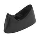 Universal Office Products 15001 Desktop Tape Dispenser, 1 Core, Weighted Non-Skid Base, Black