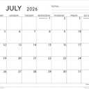 Magnetic Calendar for Refrigerator 2026-2027, 18 Monthly Magnet Fridge Calendar July 2026 to December 2027, 14x11 inch, Easy Planning