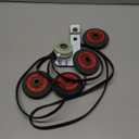 [Newest] 4392067 Dryer Repair Kit and W10837240 Dryer Idler Pulley for Maytag Bravos Whirlpool Duet Kenmore Elite Dryers,with WPW10314173 Drum Roller&661570V Belt&279640 Idler Pulley by TOMOON