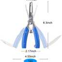 Blank Fishing Lure Making Kit 280PCS DIY Fishing Lure Kit Unpainted Swimbait Crankbaits Minnow Hard Lures Treble Hooks Fishing Pliers Eyes Stickers Make Your Own Fishing Lures