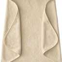 mushie Baby Hooded Towel | Organic Cotton (Fog)