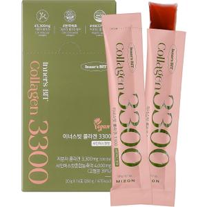 MIZON INNERSBIT Collagen Jelly 3300, 14 Sticks, Vegan Korean Snack