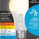 Feit Electric LED Motion Sensor Light Bulb, A21 100W Equivalent, 5CCT, Non-Dimmable, E26 Medium Base, 90 CRI, 1500 Lumens, Adjustable White, 15 Years Lifetime, OM100/5CCTCA/MM/LEDI