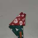 Realeaf Christmas Dog Bandanas 2 Pack, Christmas Tree and Santa Claus Dog Scarf for Boy and Girl, Premium Durable Fabric, Holiday Bandana for Small Medium Large and Extra Large Dogs (Large)