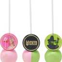 Wicked Cupcake Rings With Glinda And Elphaba, 24 Cupcake Toppers For Cakes, Birthday's, Celebrations, Food Safe Cake Decorations - 24 Pack
