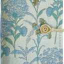 Flower Embroidery Refillable Journal, A6 Binder 6 Ring, Budget Binder, Planner Binder, Refillable Notebook, Travel Diary for Women, Gift for Friends Female, Teen Girl Gifts, Blue Forget-Me-Not