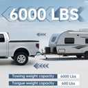 ECOTRIC Class 3 Trailer Hitch Compatible with 2006-2008 Lincoln Mark LT & Ford F150 F-150 (Excluding Factory Receiver) Replace for 13360 w/2In Square Receiver Tow Hitch Powder Coated