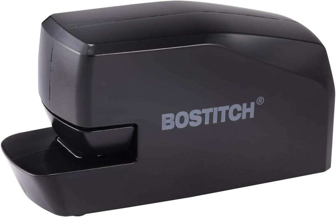 Bostitch Office Portable Electric Stapler, 20 Sheets, AC or Battery Powered, Black (MDS20-BLK)