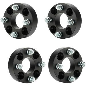 4pcs 1.5 inch (38.1mm) 4x4 ATV Wheel Spacers with 62mm Bore, 1/2" x20 Studs for Golf EZ GO EZGO Club Car, 4x100 & 4x101.6mm Wheel Adapters, Not Hubcentric