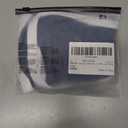 SHENHE Women's Sleeveless Scoop Neck Tank Top White Striped Knit Basic Tight Crop Tops (Blue, L)