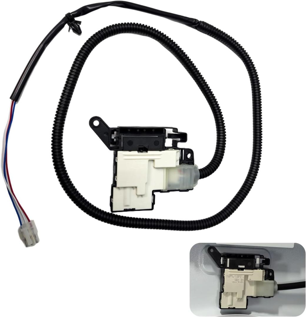 W11414731 Washer Machine Lid Lock Switch Assembly Compatible with Whirlpool Crosley Maytag Washer Lid Lock Replacement Replaces W11513248 AP7002928 WTW5010LW0 WTW5057LW0 WTW5057LW1 MVW5430MW0