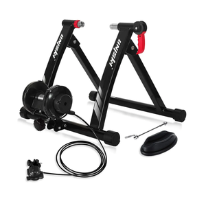 Unisky Bike Trainer Stand Indoor Bicycle Stand with Noise Reduction Magnetic Stationary Stand fits for 26-28inch, 700C Wheel