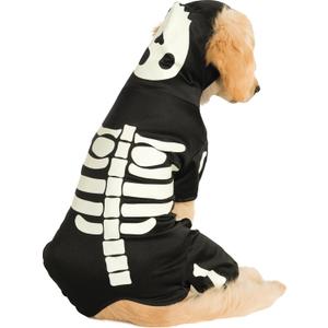 Rubie's Glow in The Dark Skeleton Hoodie Pet Costume, X-Large
