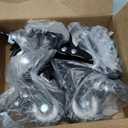 2 inch Caster Wheels Heavy Duty Swivel Casters with Safety Brake Total Capacity 600lbs (Set of 4) Good for Industrial or Furniture