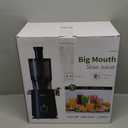 Juicer Machines Easy to Clean, with Wide Mouth & Large Feed Chute, Cold Press Juicer For Whole Fruits & Vegetables, Slow Masticating Self Feeding for Juice Extractor Machine, High Juice Yield (Medium, Premium Black)