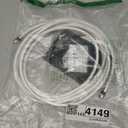 G-PLUG 15FT RG6 Coaxial Cable Connectors Set - High-Speed Internet, Broadband and Digital TV Aerial, Satellite Sky Cable Extension- Weather-Sealed Double Rubber O-Ring and Compression Connectors White