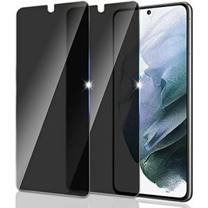 Nixinioo [2 Pack] 2 Pack Privacy Screen Protector for Samsung Galaxy S21 5G ，9H Hardness, Scratch-Resistant, Bubble Free，Anti Spy Anti Peeping Full Screen Tempered Glass Film，Case Friendly