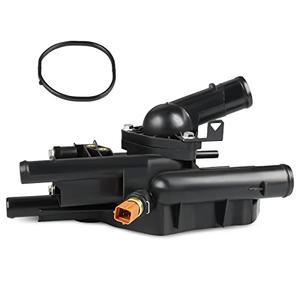 WMPHE Engine Coolant Thermostat Housing Assembly Replacement for 256002G600 Compatible with 2008-2010 Hyundai Sonata/Kia Rondo, 2009-2010 Kia Optima 2.4L