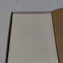 Hamilco Linen Textured Cardstock Paper  8 1/2 x 11" Blank Thick Heavy Weight 80 lb Cover Card Stock for Printer - 50 Pack (Natural)