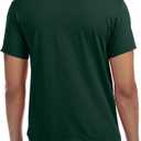 Alternative Men's T-Shirt, Cool Blank Cotton Shirt, Short Sleeve Go-to Tee (Green, XS)