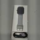 Smart Watch with 2.01" Touch Screen, Health Monitoring, Sports Tracking, Message Notifications, Multiple Functions, Black (SilverSR)