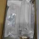 Amerdeco 10 Pack Brushed Satin Nickel Cabinet Pulls 3-3/4 Inch(96MM) Hole Centers Kitchen Cabinet Handles Cabinet Hardware Kitchen Handles for Cabinets Cupboard Handles Drawer Pulls ZH0019