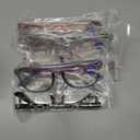 CCVOO 6 Pack Blue Light Blocking Reading Glasses, Anti Headache/Glare/Eye Strain Readers Computer Eyeglasses Women/Men (6 Pack Mix, 0.00)