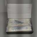 Amerdeco 10 Pack Brushed Brass Cabinet Pulls 5 Inch(128mm) Hole Center Gold Drawer Pulls Cabinet Hardware Kitchen Cabinet Handles for Bathroom Dresser Pulls ZH00013