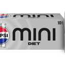 Diet Pepsi Soda, 7.5 Ounce Mini Cans, 10 Pack, Pack of 2, BB: Apr 2026