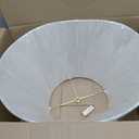 Royal Designs Empire English Pleat Basic Lamp Shade, White, 11 x 18 x 12