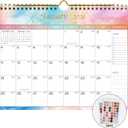 Lbylyhxc 2026 Calendar - Includes January 2026 to June 2027-18 Monthly Wall Calendar 2026, 11 x 8.5 Inches.Thick Paper with Julian Dates and Block for New Year and Christmas Presents (Wall Calendar 2026-2027 Colorful)