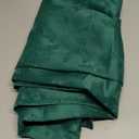 Honellaty Rectangle Christmas Holiday Tablecloth Jacquard Fabric Table Cloth, Winter Holly Berry Leaf Pattern Spill-Proof Table Cover for Family Gathering Dinner Decor 6084 Inches Green