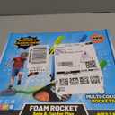 Otoseth Toys Rocket Launcher for Kids  Launch up to 100 Ft, 8 MultiColor Foam Rockets & Adjustable Launch Stand, Kids Outdoor Toys, Age 3+