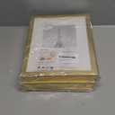 upsimples 8x10 Picture Frame Set of 5, Display Pictures 5x7 with Mat or 8 x 10 Without, Wall Gallery Photo Frames, Gold