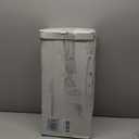 Saillong Galvanized Steel Black Post Mount Mailbox - 5 Sets Reflective Mailbox Number Stickers