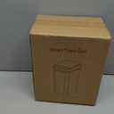 Yatmung Touchless Bathroom Can - 2.5 Gallon Smart Can Sensor Motion - Skinny TrBin with Lid - Electric, Narrow, Plastic, Auto Open - Small Slim Automatic Garbage Can (Black)