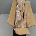 12x12in Storage Baskets Set of 4 Water Hyacinth Baskets,Foldable Handwoven Storage Cubes,Wicker Cube Baskets Laundry Organizer Totes for Home