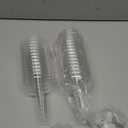 Prestee 24 Clear Plastic Coupe Glasses 4oz - Disposable Plastic Cocktail Cups, Martini Glasses, Margarita Glass, Champagne Glass for Parties, Cinco de Mayo, Taco Party, Weddings Decorations