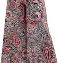 ZAFUL Women's Casual Wide Leg Elastic Waist Drawstring High Waisted Floral Print Palazzo Pant (M)