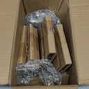 JDYFQIAN Retro Christmas Stocking Holders for Mantel - Set of 4 Vintage Heavy Hangers for Fireplace Decorations - Reindeer, Snowflake, Santa, Snowman Hooks