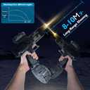 Electric Water Gun for Kids Ages 8-12-Automatic Water Gun-Automatic High Power,Beach Toys for Summer Outdoor Fun,Perfect Pool and Water Guns Play (Black*2)