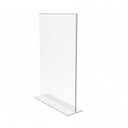 Table Top 8.5x11 Clear Acrylic Sign Holder 11x17.4
