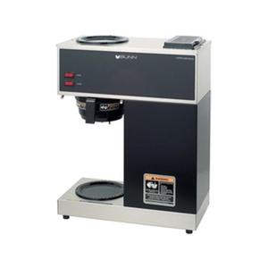 BUNN VPR 12 Cup Pourover Coffee Brewer with 2 Warmers - 120V 33200.0000, Black